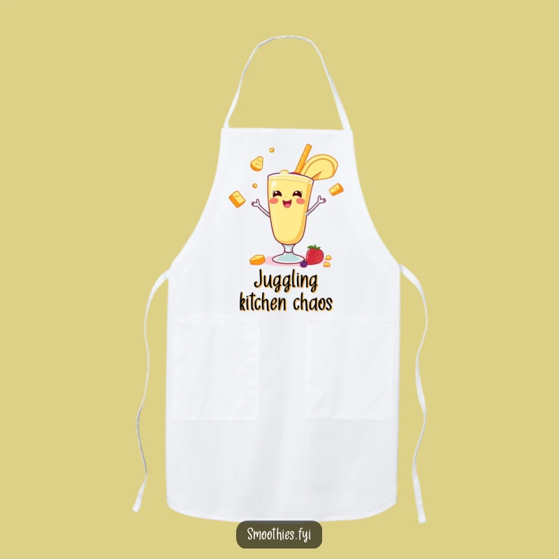 Funny Banana Juggling Chef Apron: Hilarious Kitchen Performance Gift