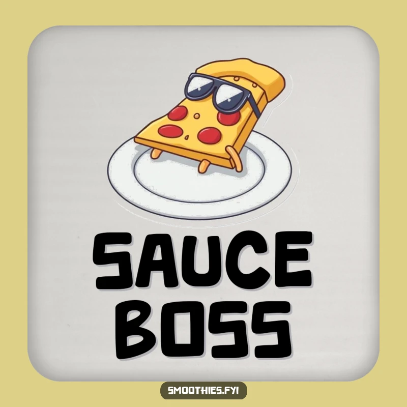 Funny Pizza Slide Coaster: Protect Your Table with this Cool Slice!