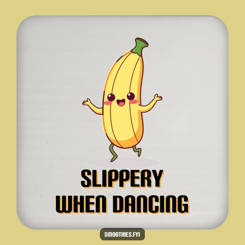 Funny Kawaii Banana Peel Coaster - Protect & Entertain!