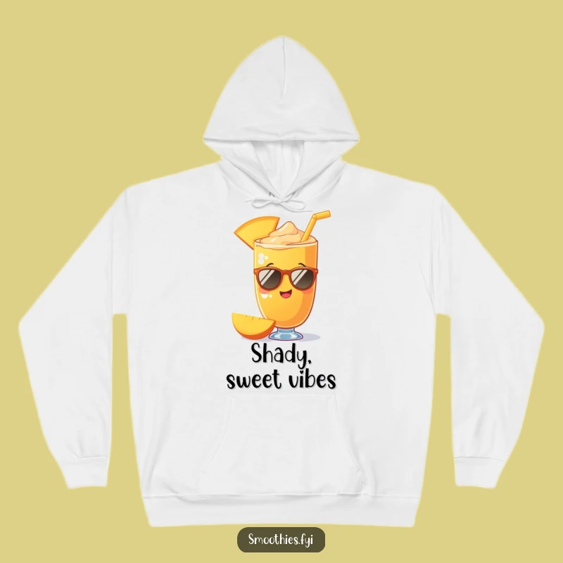 Cozy Funny Mango Smoothie Hoodie: Warm & Hilarious Cool Cat Gift