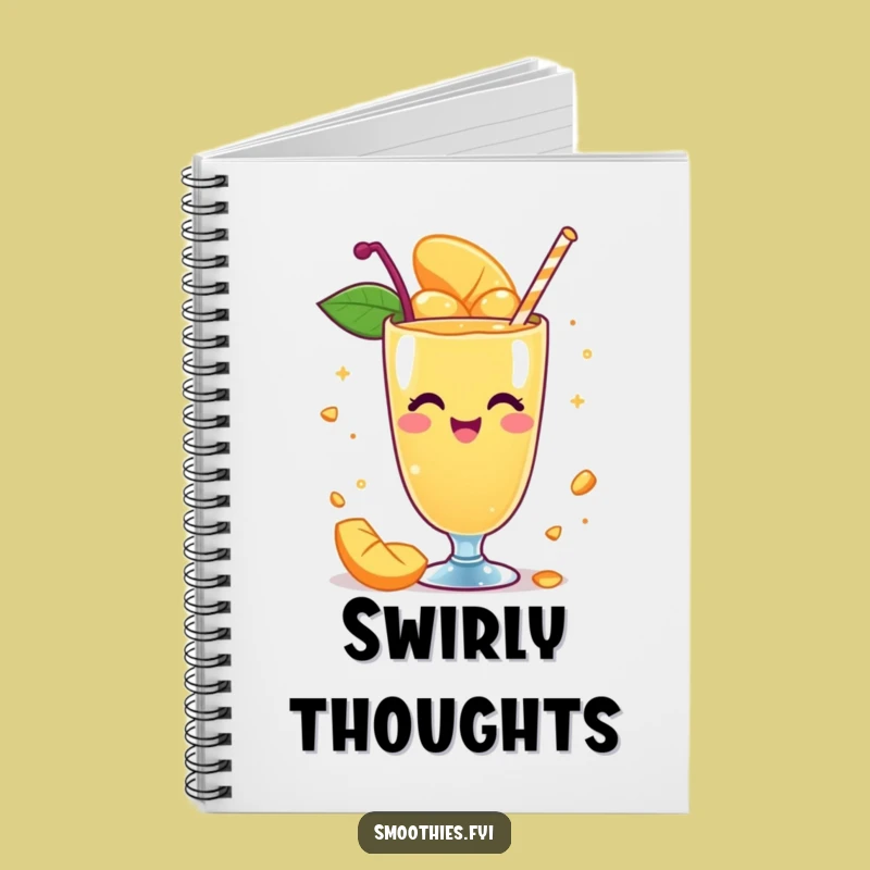Funny Mango Smoothie Notebook: Jot Down Ideas with Whimsical Flair