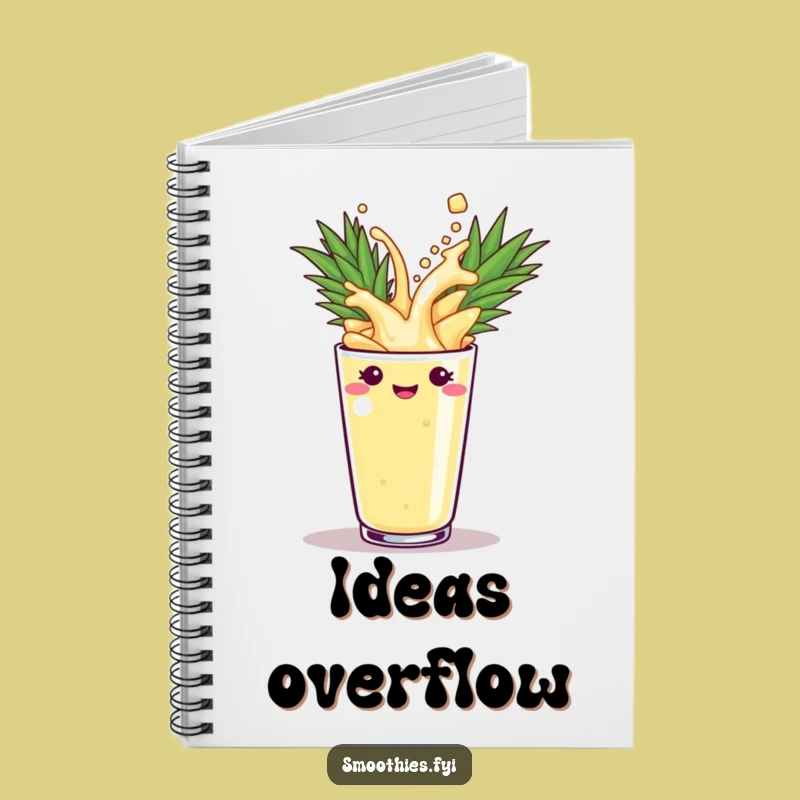 Funny Pineapple Smoothie Journal: Hilarious Playful Notes Book Gift