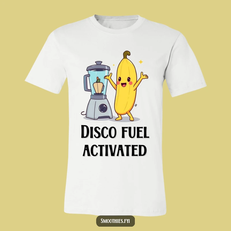 Funny Banana Disco Pose T-Shirt: Groove with This Hilarious Fruit Fashion!