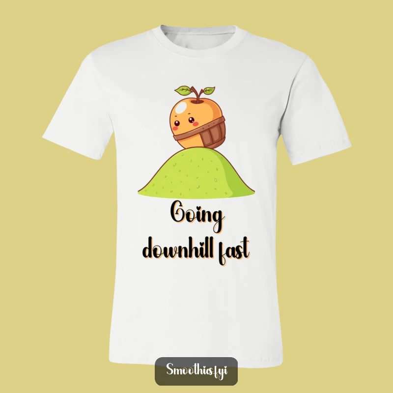Funny Apple T-Shirt - Kawaii Barrel Roll Tee