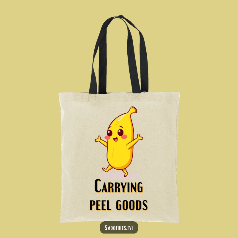 Funny Banana Dance Tote Bag - Playful Character Bag for Everyday Fun